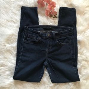 Joe's Dark Wash Mid Rise Skinny Jeans
